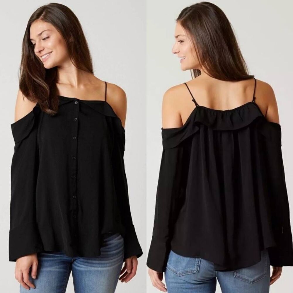 Free People Walk This Way Button Up Blouse